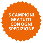 5 CAMPIONI GRATUITI CON OGNI SPEDIZIONE