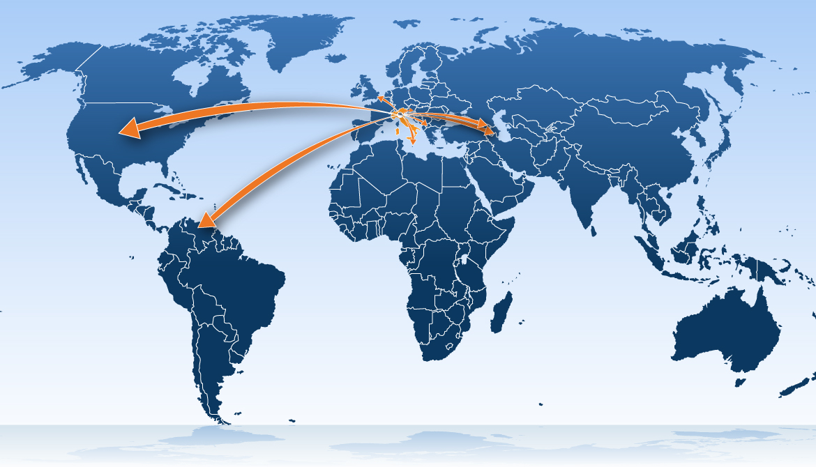 mappa distributori Sanitpharma